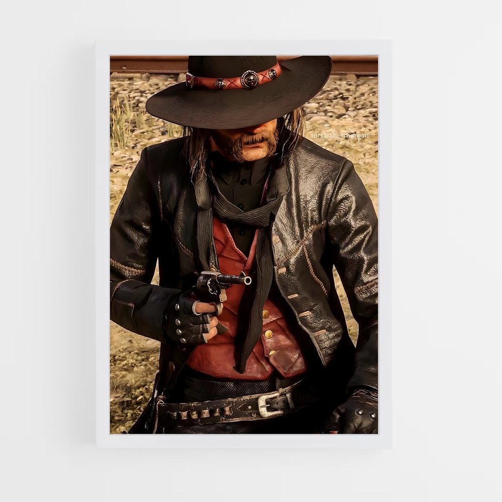 Poster L'Esprit Cowboy – affiche Red Dead Redemption (vue 3)